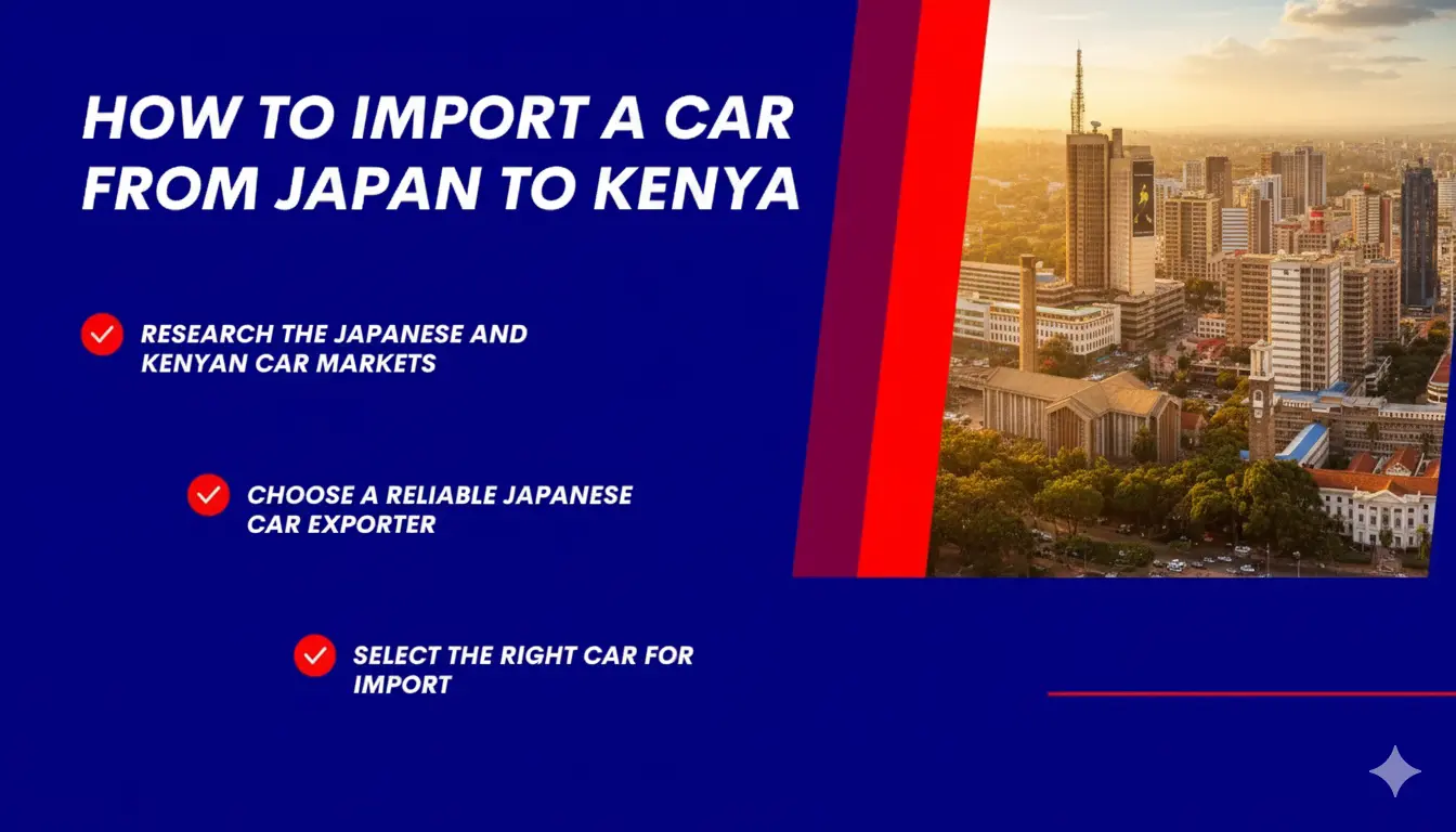 Car from Japan to Kenya